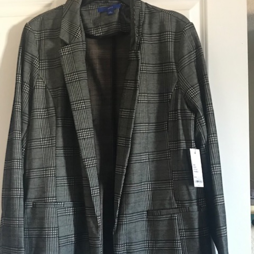 Apt 9 Plaid Blazer